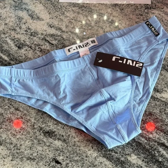 C-IN2 Men’s NU Light Blue Low Rise Briefs – Classic Comfort NWT! - Picture 1 of 3
